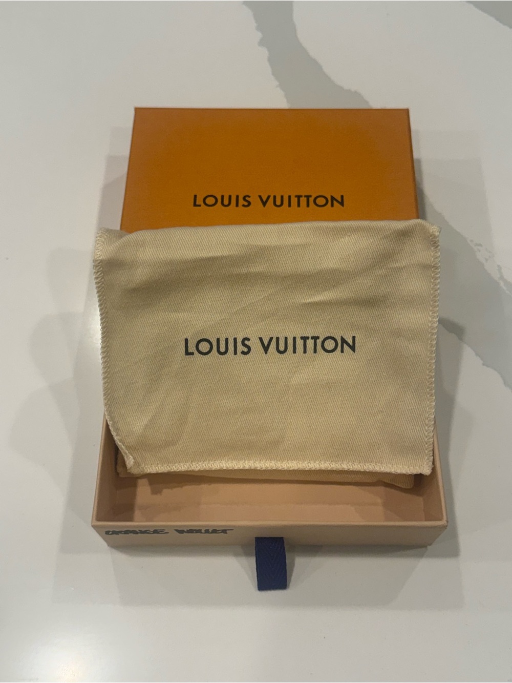 Louis Vuitton Orange Portefeuille Leather Wallet Bi fold M81547 BRAND NEW - Picture 3 of 7